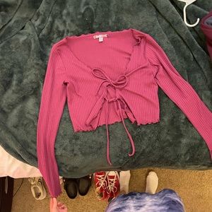 Urban Outfitters tie front cardigan